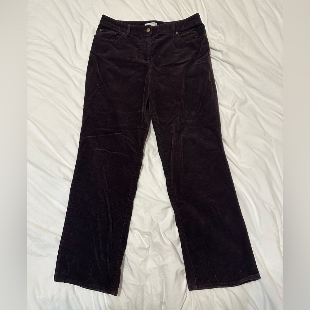Dark Purple/Maroon Corduroy Pants